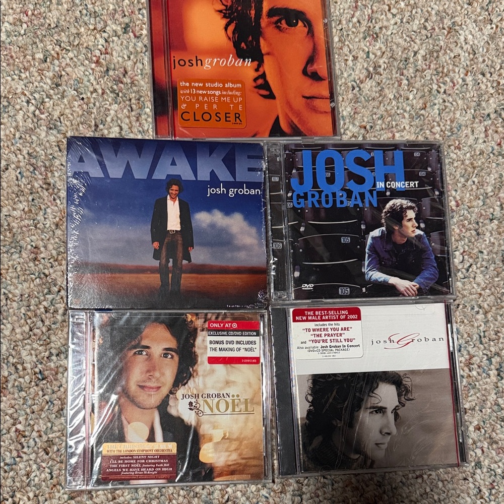 Josh Groban CD Collection 5 New in Packaging